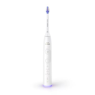 14. Philips 7100 HX7429/02 sonic toothbrush, for adults, Sonic toothbrush, Daily care, Gum protection, Gentle, Whitening, 62000 movements per minute, Black, White, 2 min, 4 x 30 sec