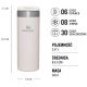 3. Stanley thermal mug AEROLIGHT 0.47 l - ROSE QUARTZ METALLIC