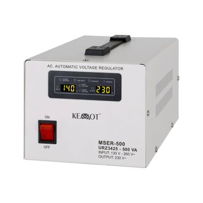 Automatic voltage regulator KEMOT MSER-500 (500 VA, servomotor)