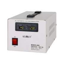 Automatic voltage regulator KEMOT MSER-500 (500 VA, servomotor)
