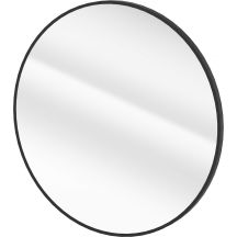 Hanging mirror in a frame - round