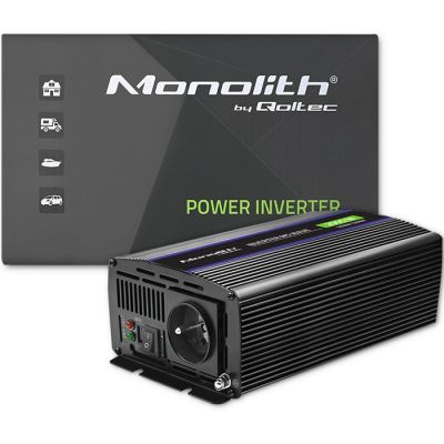 12. Qoltec Monolith 2000 MS Wave Voltage Converter | 12V to 230V | 1000/2000W | USB