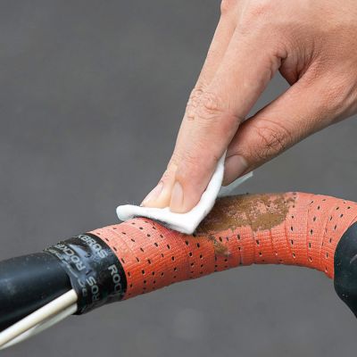 4. Rockbros Perforated Silicone Handlebar Tape - Orange