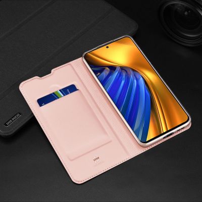 20. Dux Ducis Skin Pro Holster Cover Flip Cover for Xiaomi Poco F4 5G blue