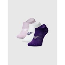 Girls' casual ankle socks (SET OF 3) 4F 4FJWMM00USOCF496-92S