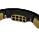 18. HHM13 NEW HULA HOP BLACK/GOLD WITH MAGNETS AND WEIGHT + HMS COUNTER