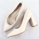 4. Pearl beige pointed toe pumps Sergio Leone PB216