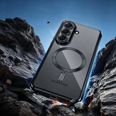 2. Tech-Protect MagFlex MagSafe Case for Samsung Galaxy A37 5G - Clear Black