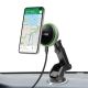 3. SBS TESUPMAGEXTWIR15W Telescopic Smartphone Holder with Wireless Charger, MagSafe Compatible, for Windshield and Dashboard - Black