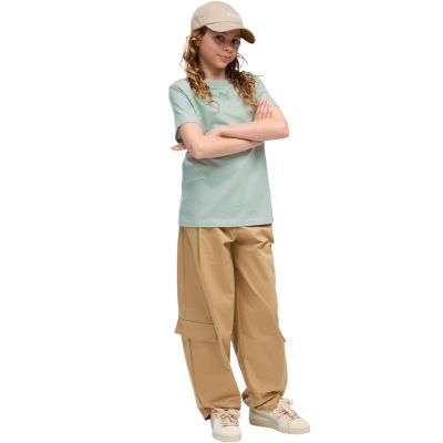 5. Puma ESS Centered Cat Logo Tee for Kids Mint 692972 29