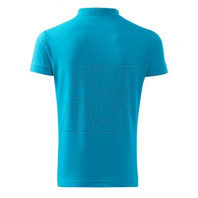 2. Polo shirt Malfini Cotton M MLI-21244 turquoise