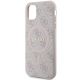 6. Guess GUHMN61G4GFRP iPhone 11 6.1" / Xr pink/pink hardcase 4G Collection Leather Metal Logo MagSafe