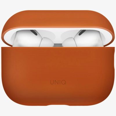 3. Uniq Lino Silicone Case for AirPods Pro 3 - Orange