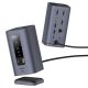 5. Baseus Spacemate hub USB-C 11in1 docking station 3xHDMI 4K 60Hz + 2xUSB-A (10Gb/s) + 1xUSB-C (10Gb/s) + RJ45 + 2xUSB-A (480Mb/s) + 1xUSB-C (PD) + 1xMinijack 3.5mm - gray