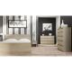 4. M6 MALWA CHEST OF DRAWERS 140CM SONOMA 6 DRAWERS