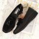 11. Rieker W RKR395 black wedge shoes