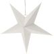 16. DECORATIVE HANGING PAPER STAR 45CM WHITE