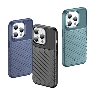 7. Armored iPhone 15 Pro Thunder Case - black