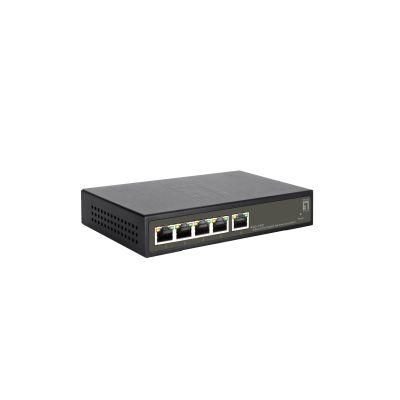 4. Smart Lite 5-Port Gigabit PoE Switch - 802.3at/af PoE - 4 PoE Outputs - 60W PoE Power Budget (GES-2105P)