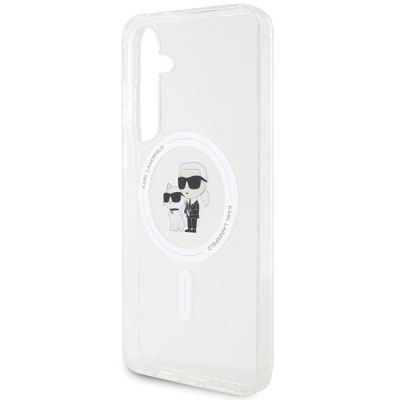 6. Karl Lagerfeld IML Karl&Choupette MagSafe case for Samsung Galaxy S24 - transparent