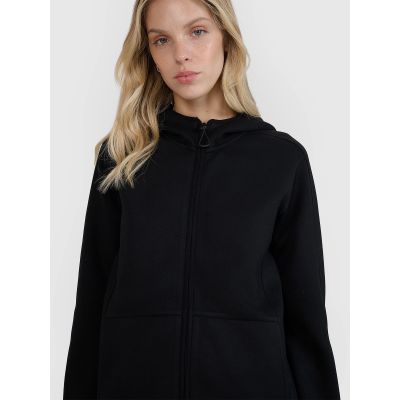 4. Women's zip-up hooded sweatshirt 4F 4FWSS25TSWSF1561-20S