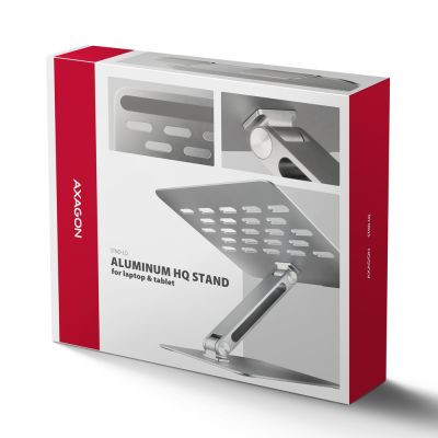 2. Axagon STND-LQ Laptop Stand Notebook Stand Gray 40.6 cm (16")