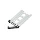 6. IcyDock Mounting Plate 8x6.3cm SATAI-III with 1x5.25" Key Locks