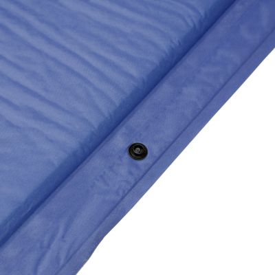 6. NILS CAMP NC4349 Self-Inflating Mat with Pillow Blue-Gray