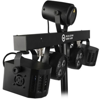 18. LIGHT4ME multi-effect LED PAR DERBY LASER BEAM