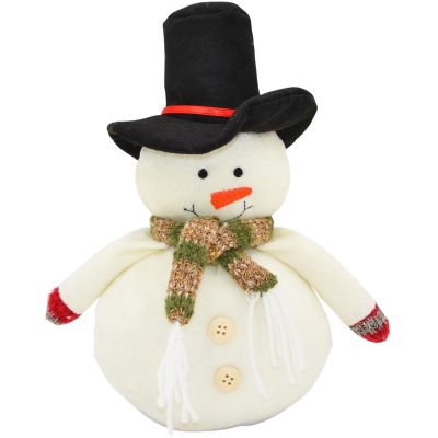 7. DECORATIVE SNOWMAN 23CM HATTER