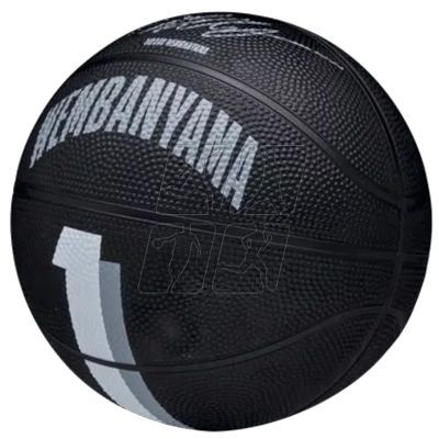 2. Wilson NBA Player Icon Victor Wembanyama Mini Ball WZ3017701XB