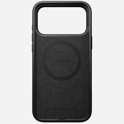 6. Nomad Modern Leather Case for 17.5 cm (6.9") Mobile Phone Black