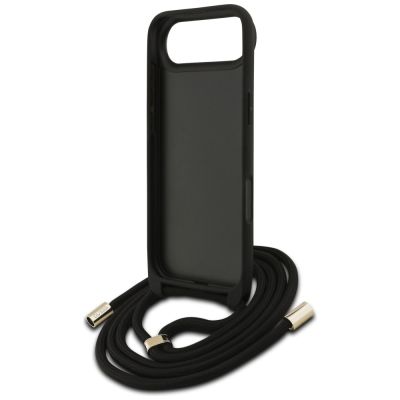 6. Guess 4G Big Logo Cord Stap Crossbody Case for iPhone 17 Air - Brown