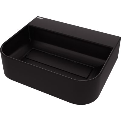 Granite countertop washbasin with space for a tap - with a cover