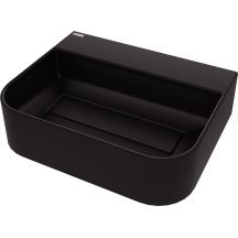 Granite countertop washbasin with space for a tap - with a cover