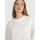Women's oversize printed T-shirt 4F 4FRSS25TTSHF2692-11S