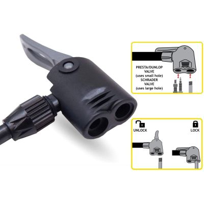 8. DUNLOP WORKSHOP/BICYCLE PUMP 174Psi WITH MANOMETER
