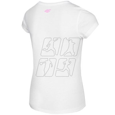 2. T-shirt 4F Jr HJL22-JTSD008 10S