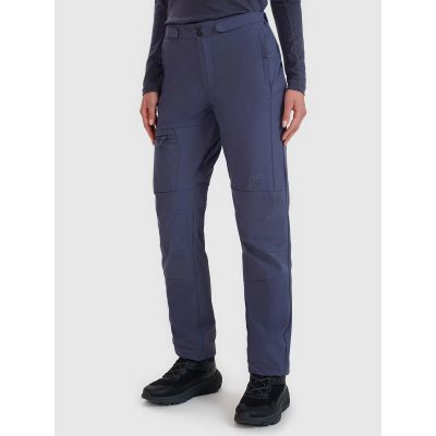 Women's quick-drying trekking trousers 4F 4FWSS25TFTRF0797-22S