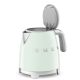 36. SMEG kettle model KLF05PGEU mini 0.8L pastelgreen