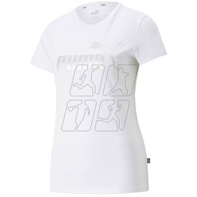 Puma ESS+ Metallic Logo Tee W 848303 02