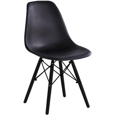 3. SCANDINAVIAN CHAIR MATERA BLACK SET OF 2