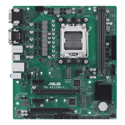 2. ASUS PRO A620M-C-CSM AMD A620 Socket AM5 micro ATX