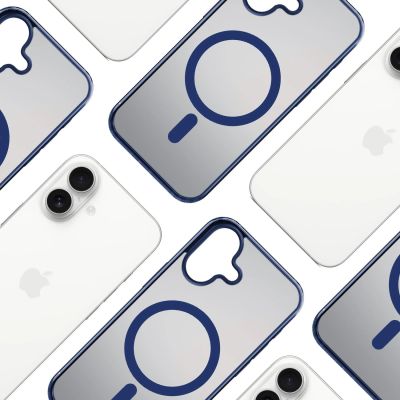 11. 3mk Frosty MagCase for iPhone 17 - blue