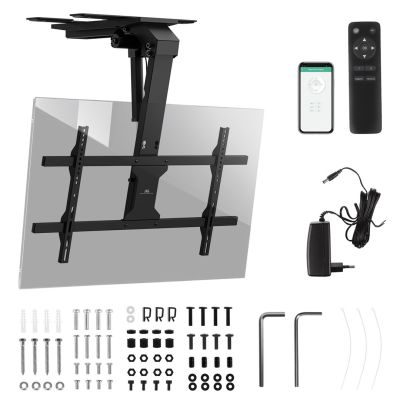 11. Maclean electric TV mount, ceiling mount, Tuya compatible, max. VESA 800x400, for TV 43-86", max. 45kg, MC-110 T