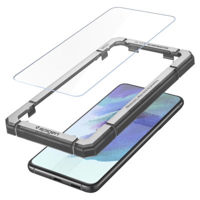 10. Spigen ALM Glas.tR tempered glass for Samsung Galaxy S21 FE - 2 pcs.