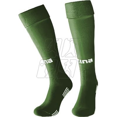 Football socks Zina Libra 0A875F Dark Green\White