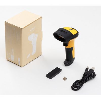 2. Inateck P6-AI Barcode Scanner, Yellow