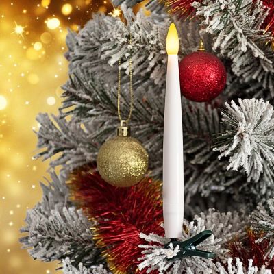 10. Luca Christmas Tree Candle Lights with Clips, 10 LED, Warm White