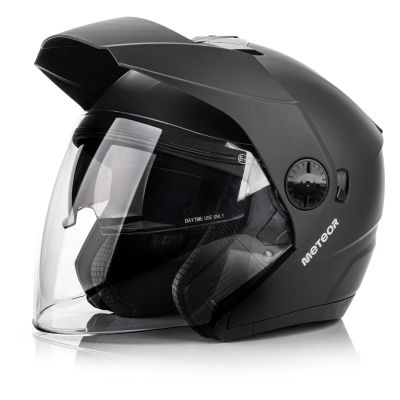 Meteor Hekato M motorcycle helmet 57-58 cm black